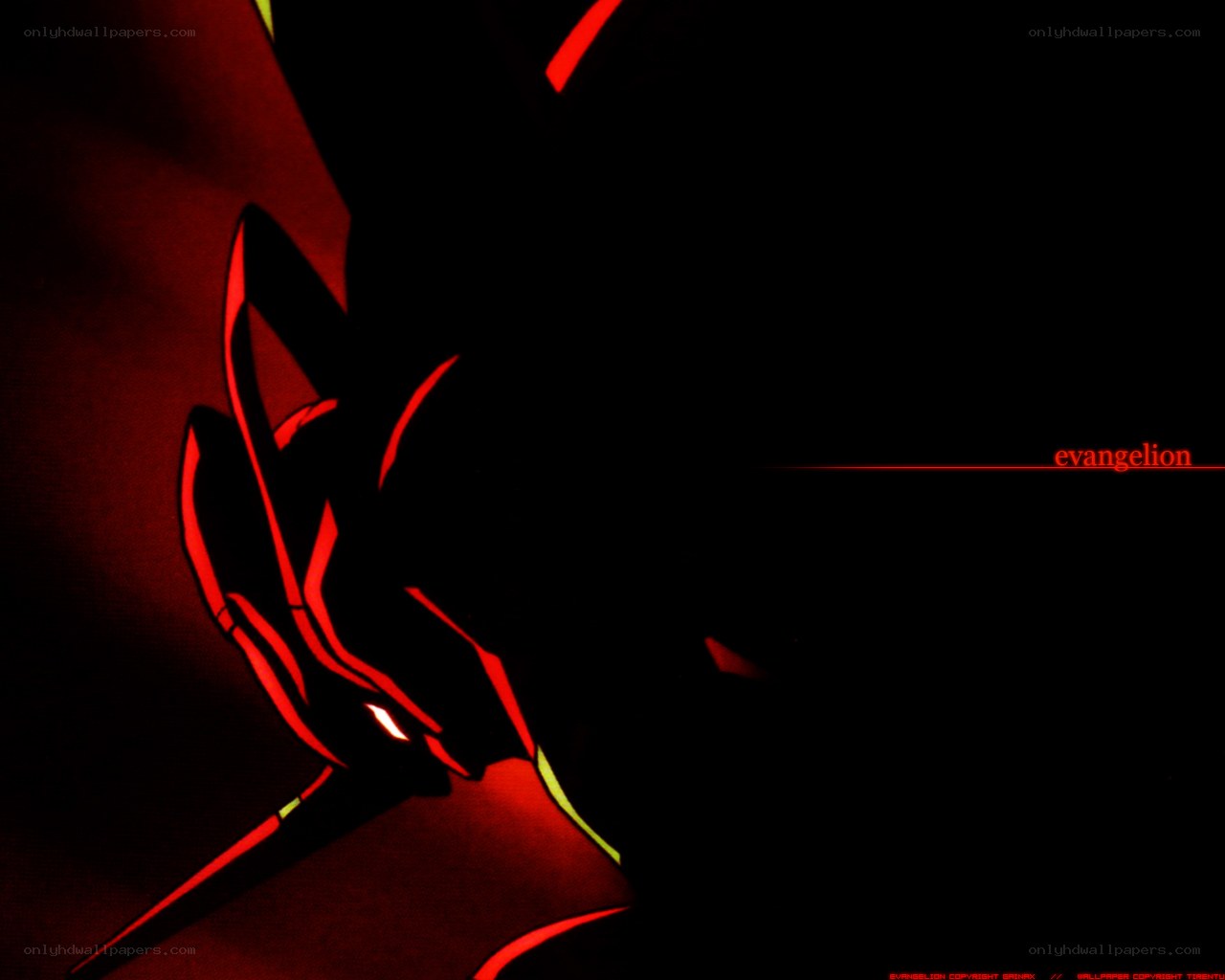 Evangelion mecha silhouette