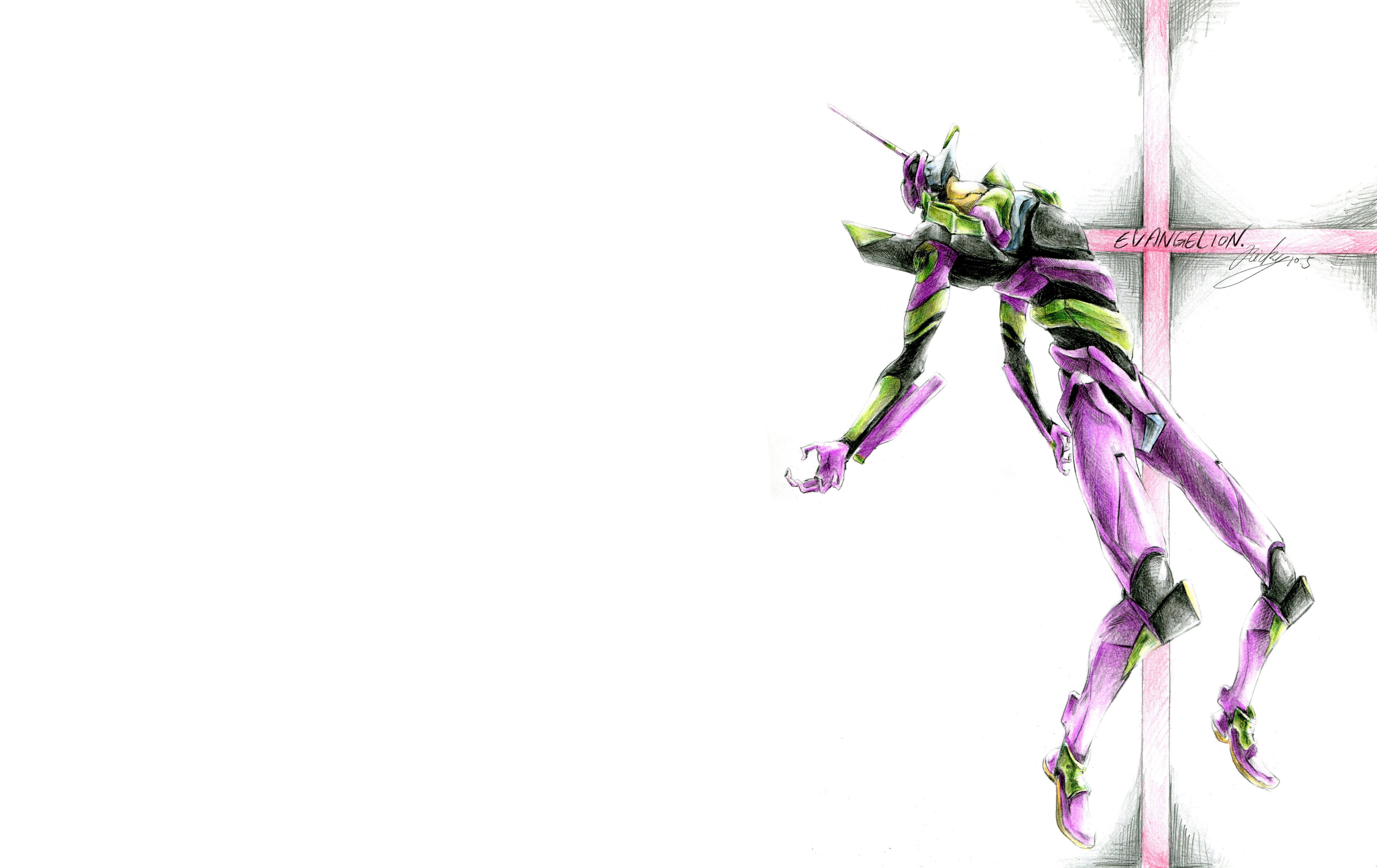 Evangelion mecha sketch