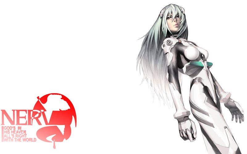 Evangelion NERV logo and character