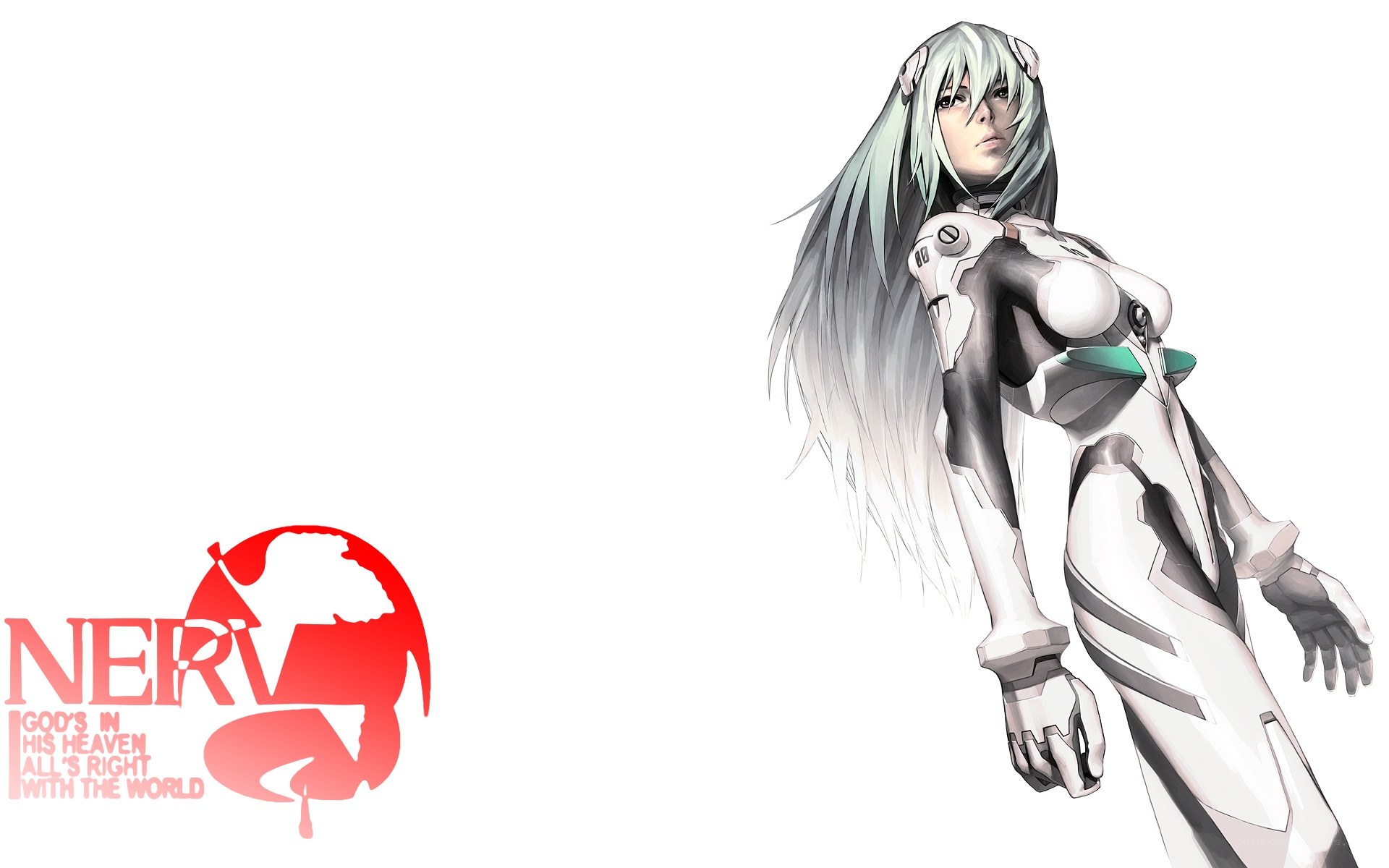 Evangelion NERV logo and character