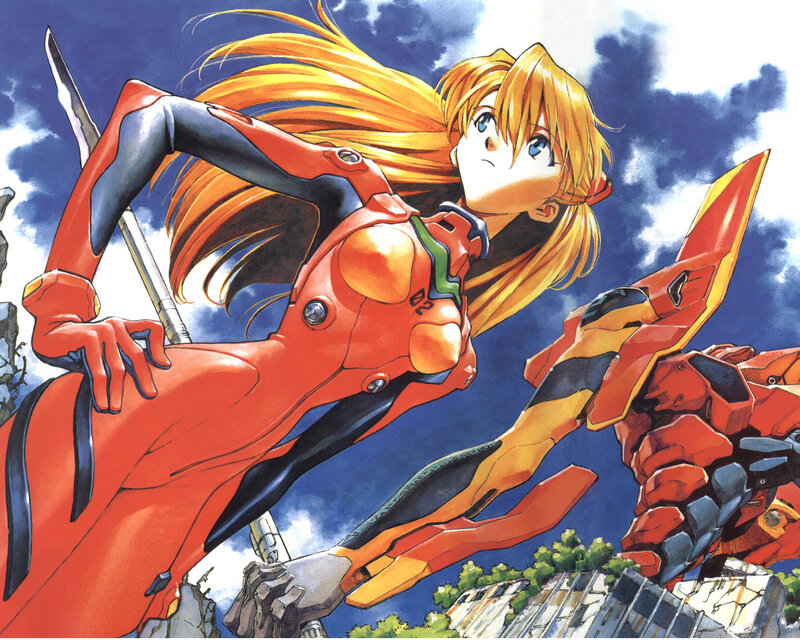 Evangelion pilot in action