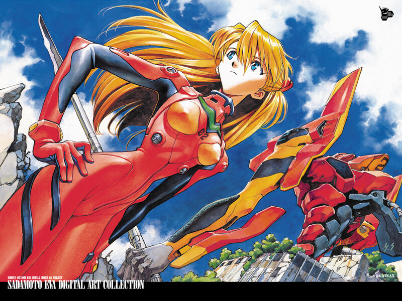 Evangelion pilot in action