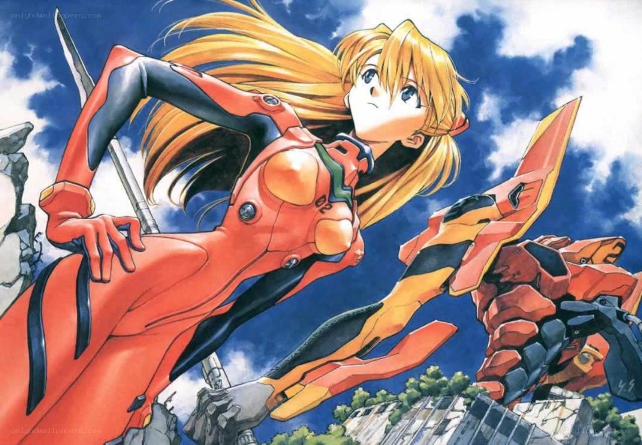Evangelion pilot in action