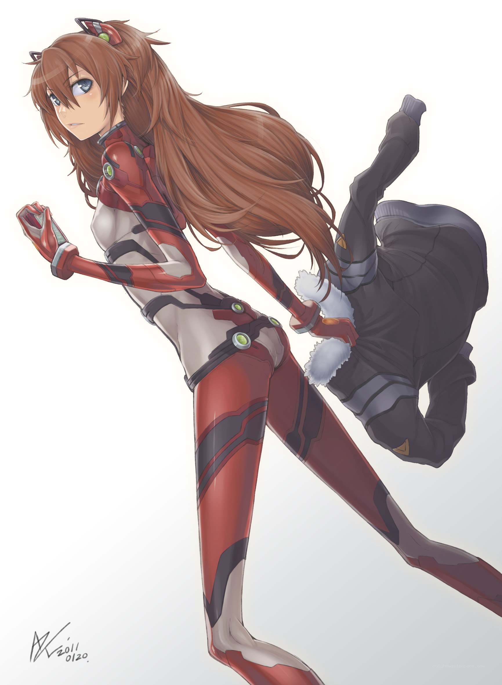 Evangelion pilot in action