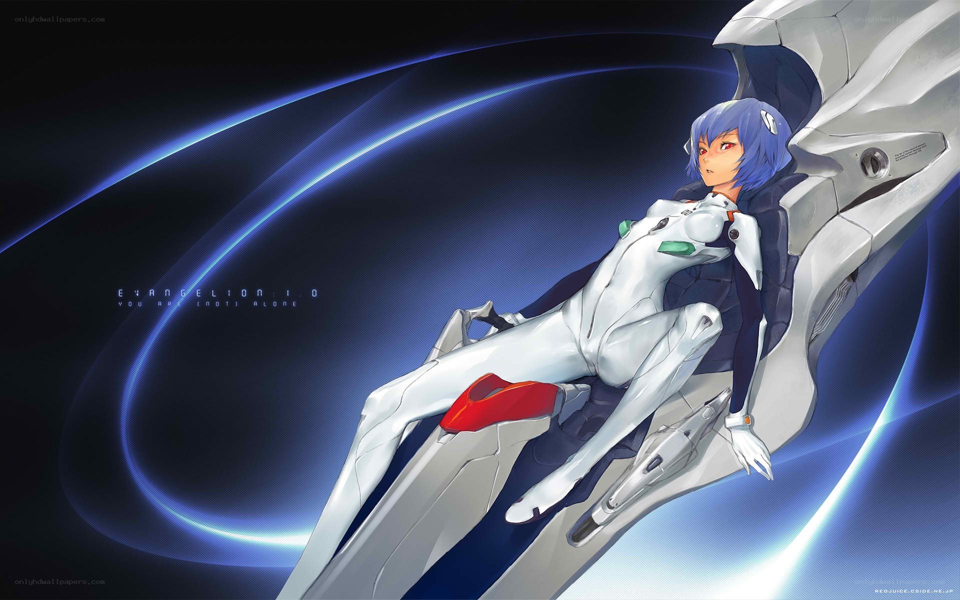Evangelion pilot in cockpit