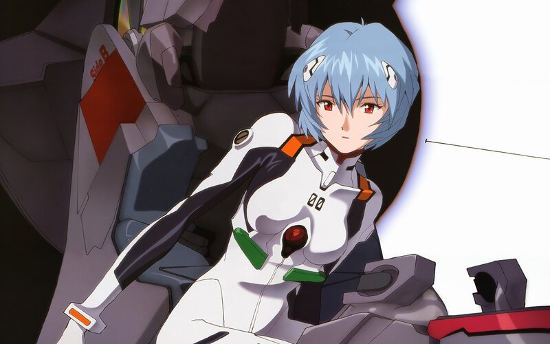 Evangelion pilot in cockpit
