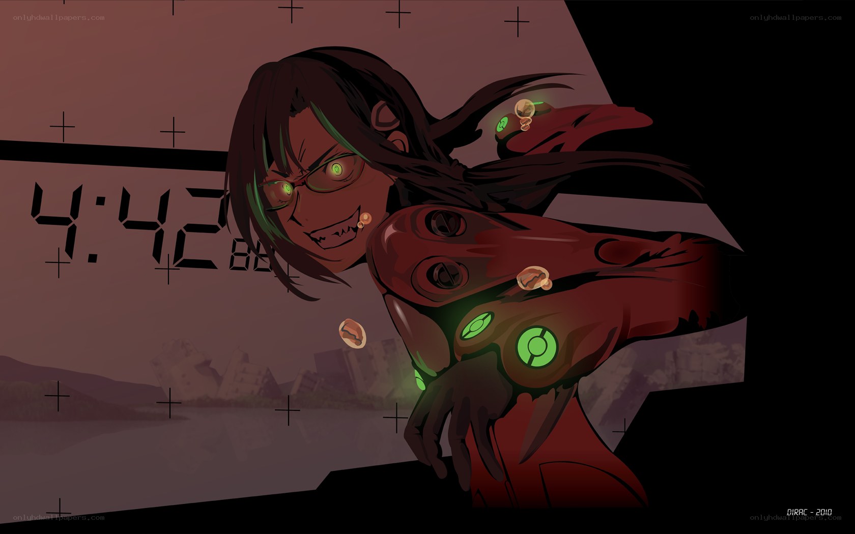 Evangelion pilot in combat