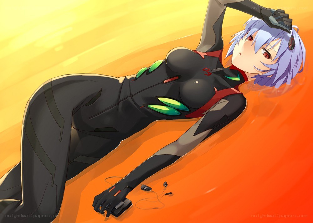 Evangelion pilot lying down