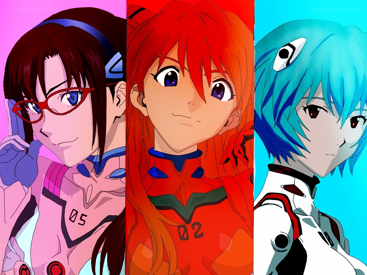 Evangelion pilots portrait