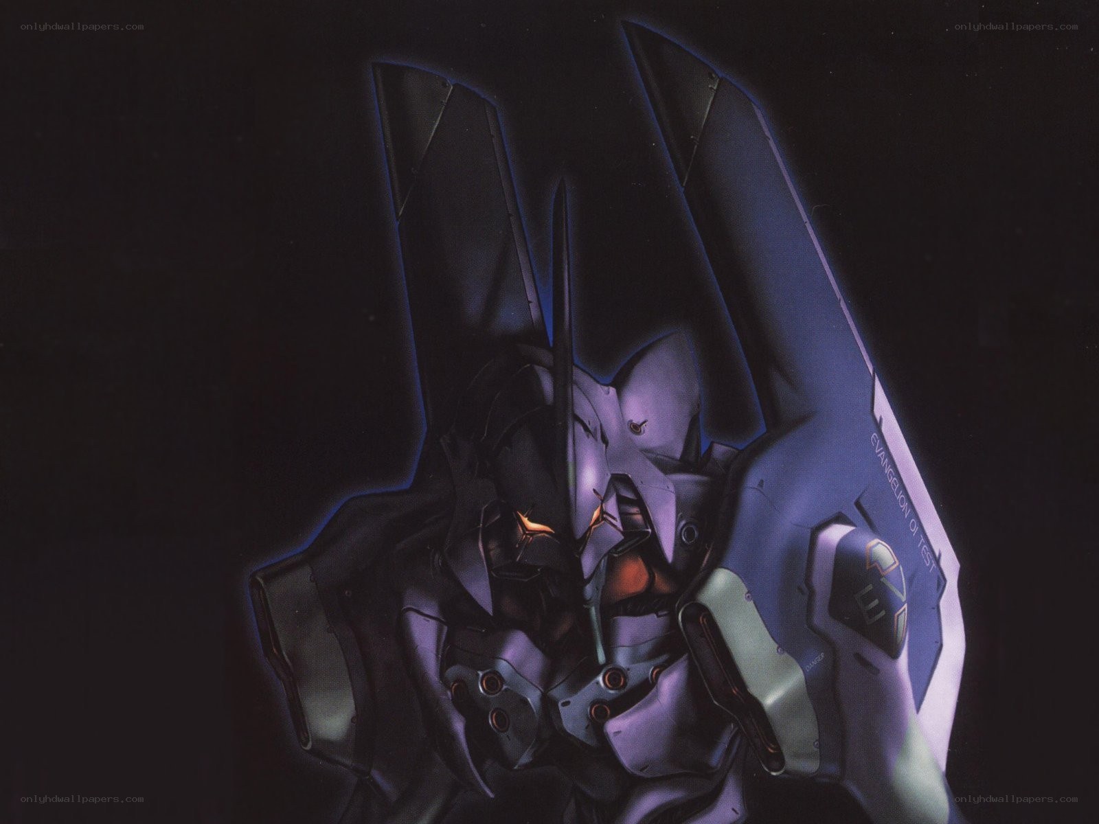 Evangelion Unit-01 head close-up