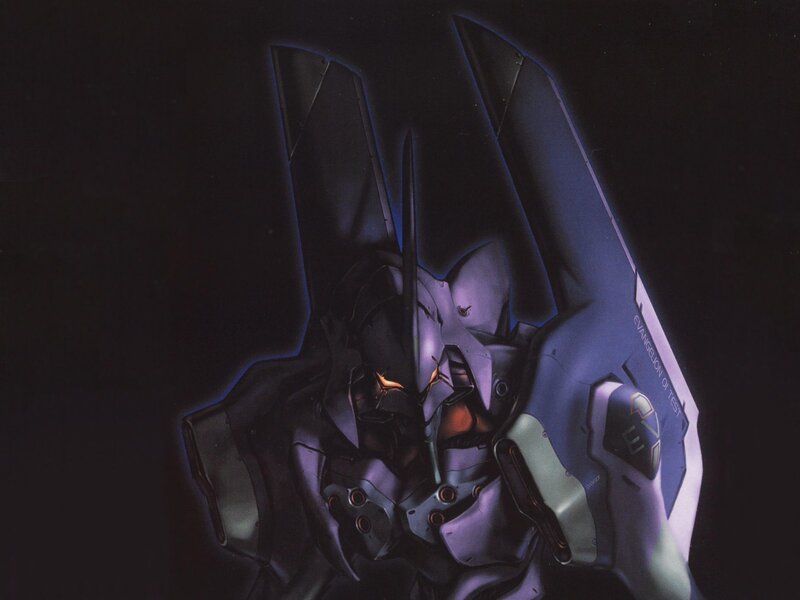 Evangelion Unit-01 head close-up