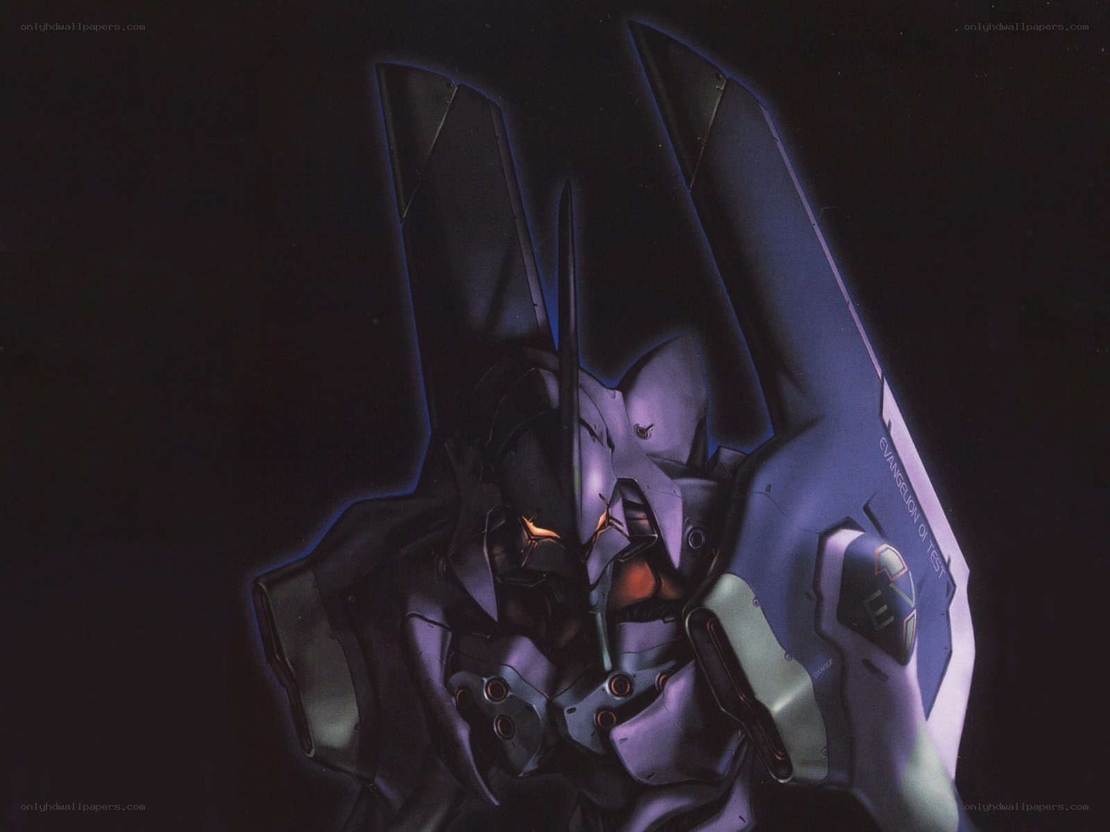 Evangelion Unit-01 head close-up