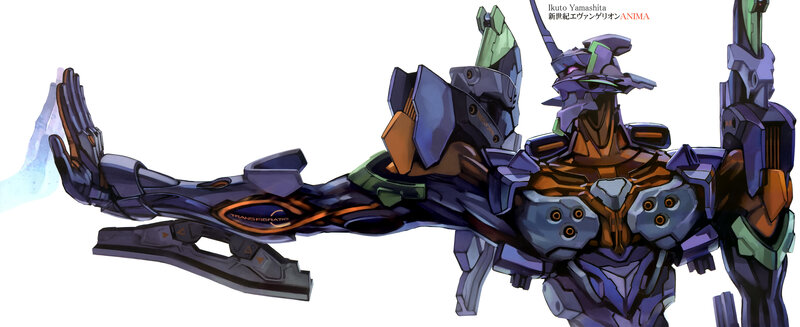 Evangelion Unit-01 in action