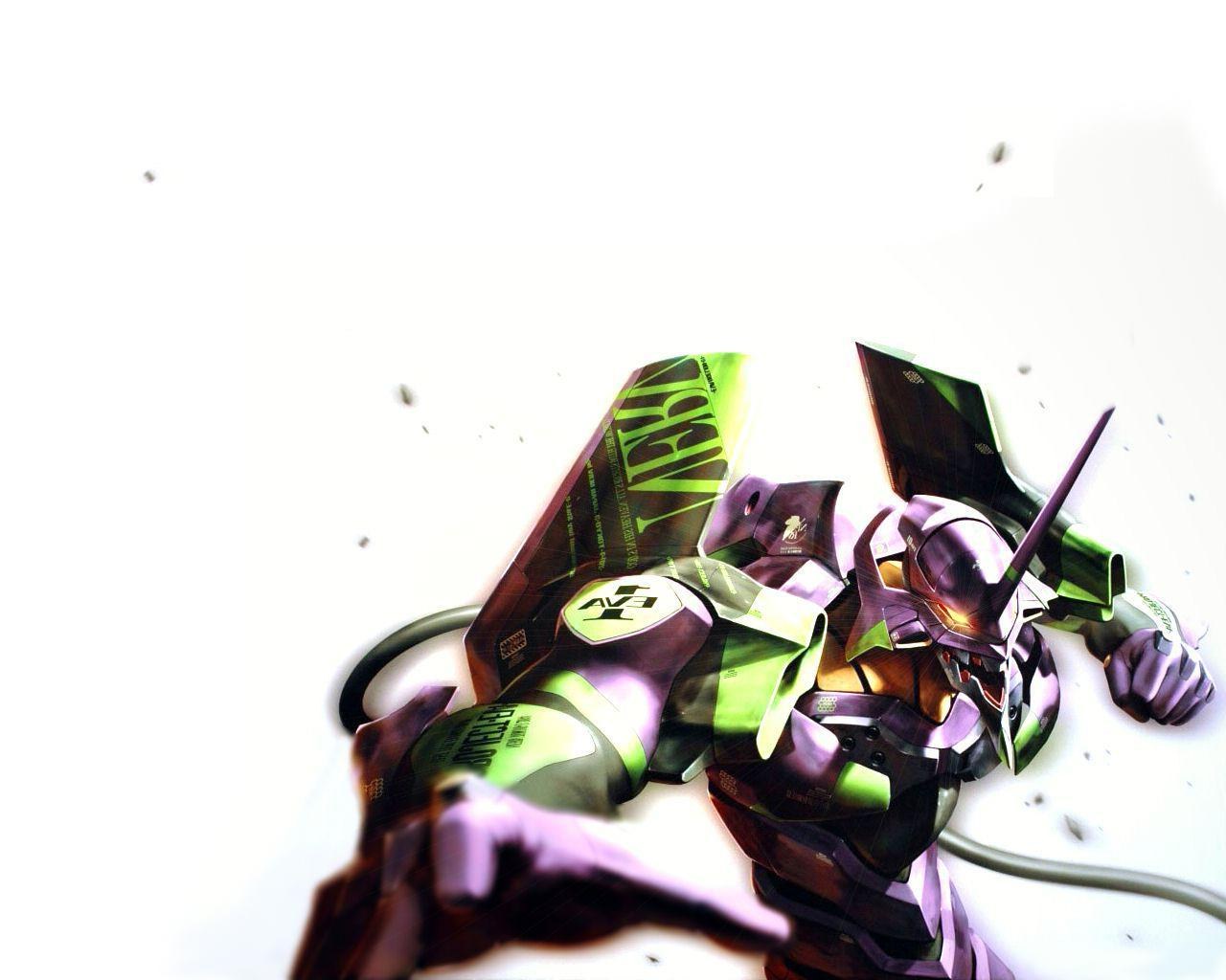 Evangelion Unit-01 in action