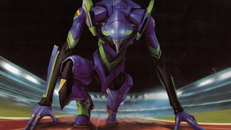 Evangelion Unit-01 in action