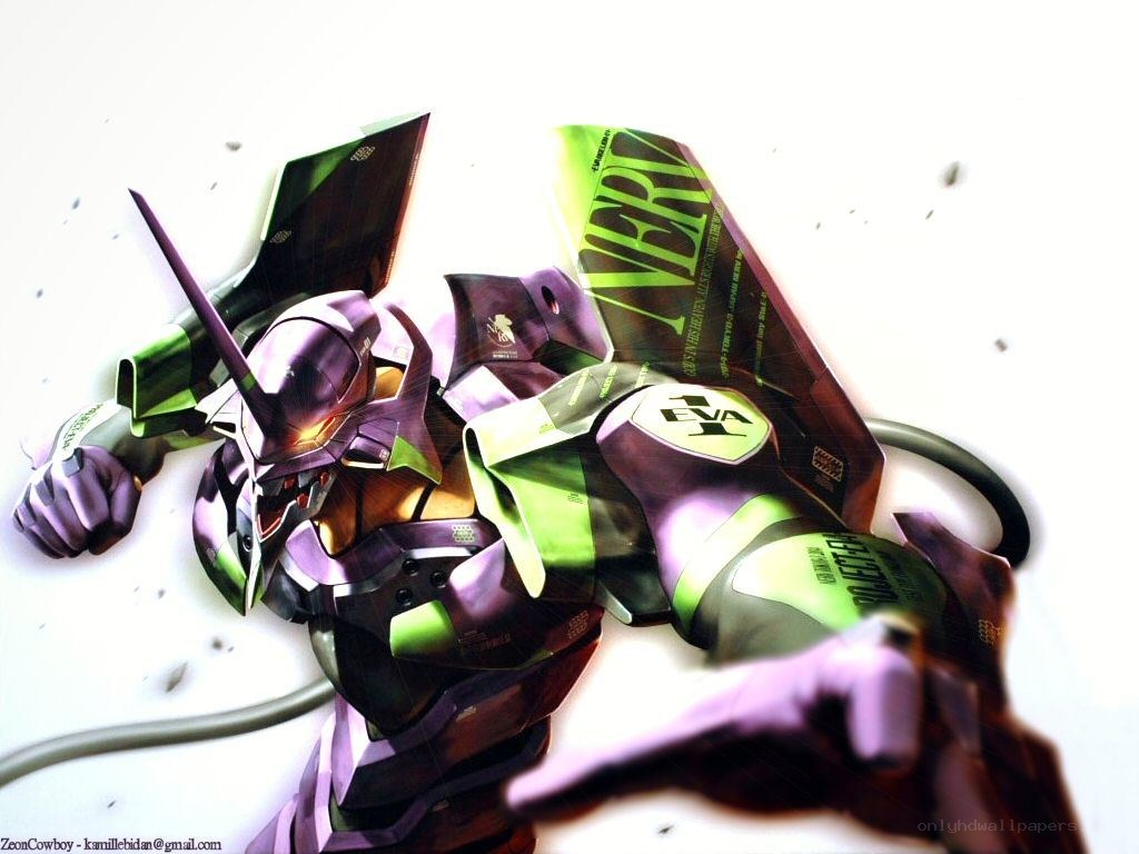 Evangelion Unit-01 in action