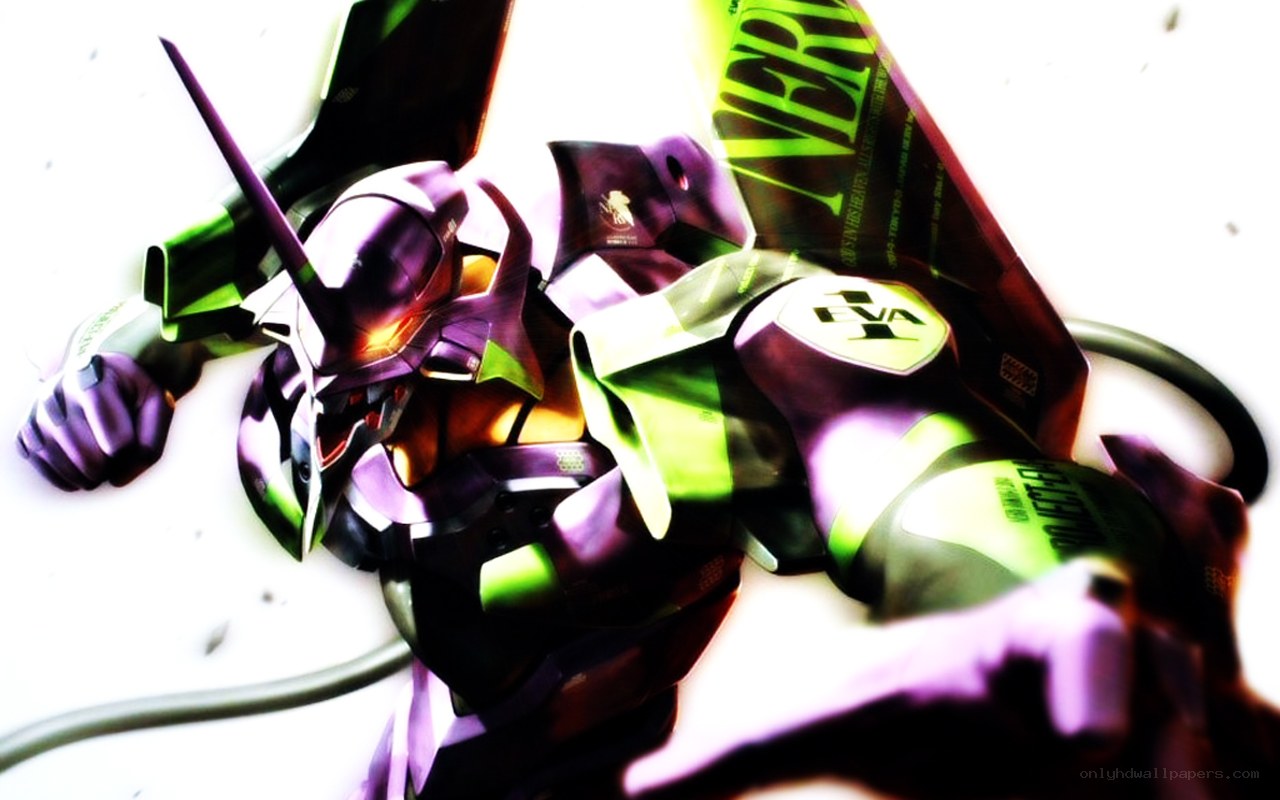 Evangelion Unit-01 in action