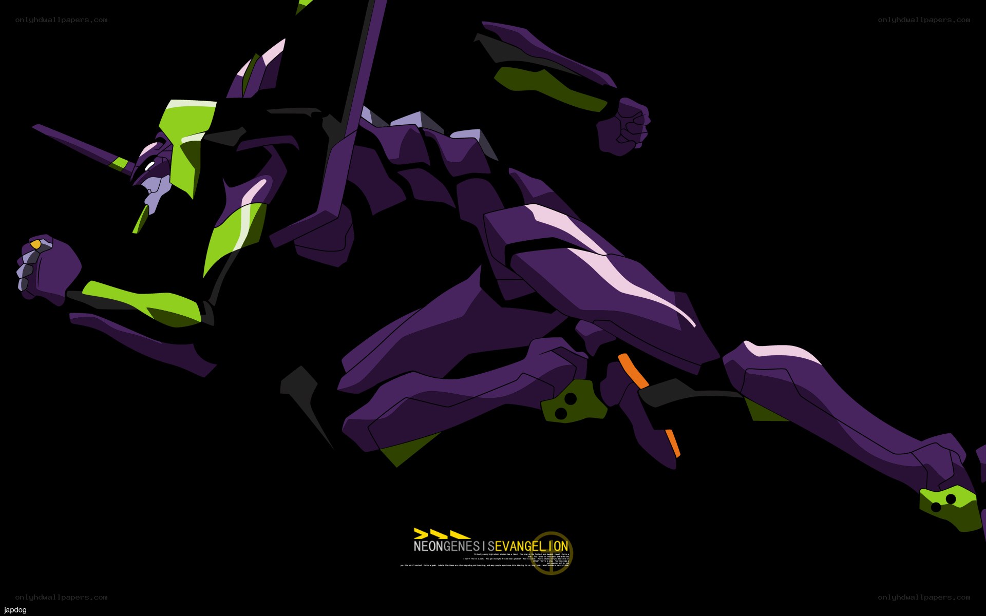 Evangelion Unit-01 in action