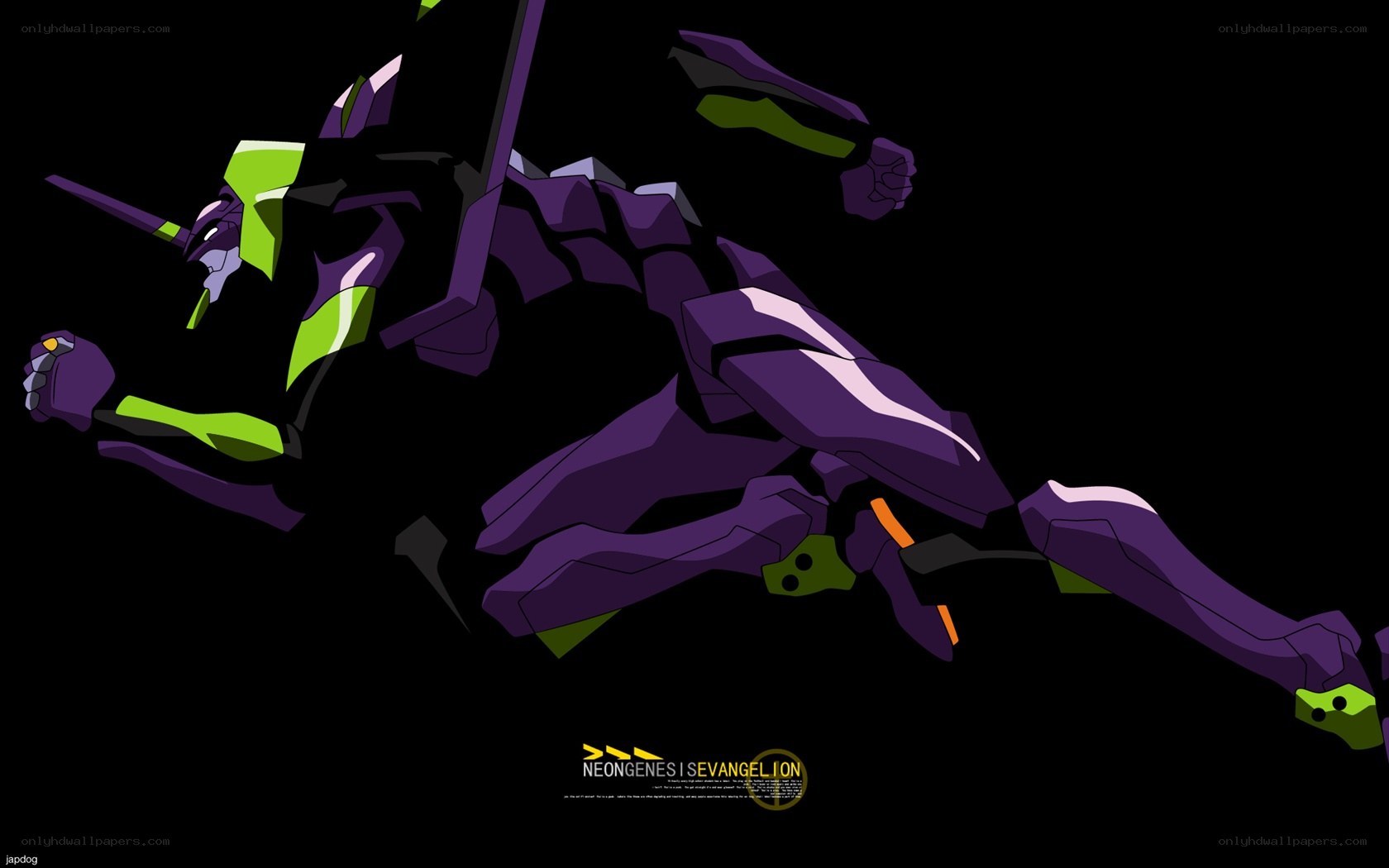 Evangelion Unit-01 in action