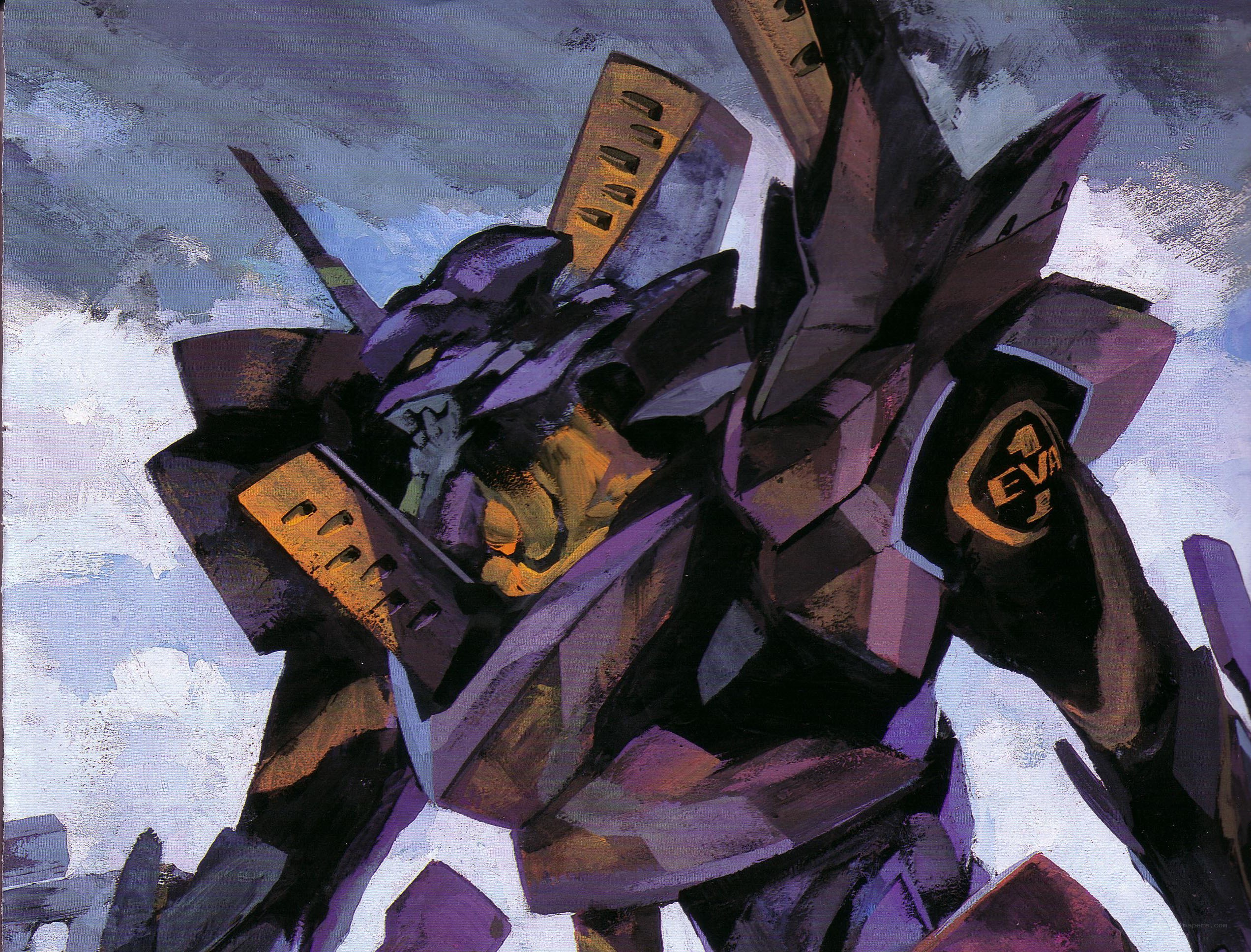 Evangelion Unit-01 in battle