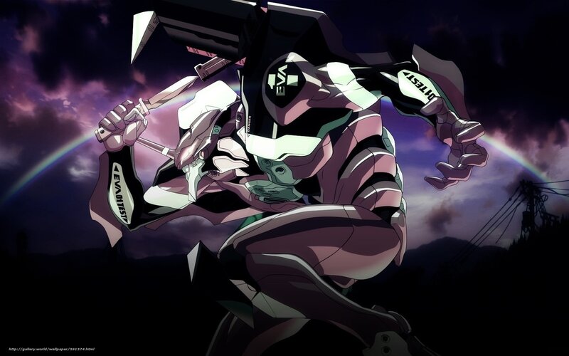Evangelion Unit-01 in battle