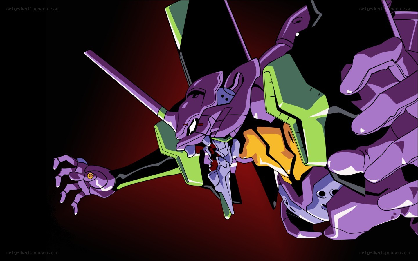 Evangelion Unit-01 in combat