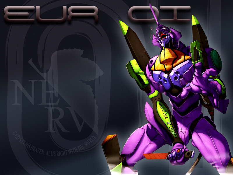 Evangelion Unit-01 in combat