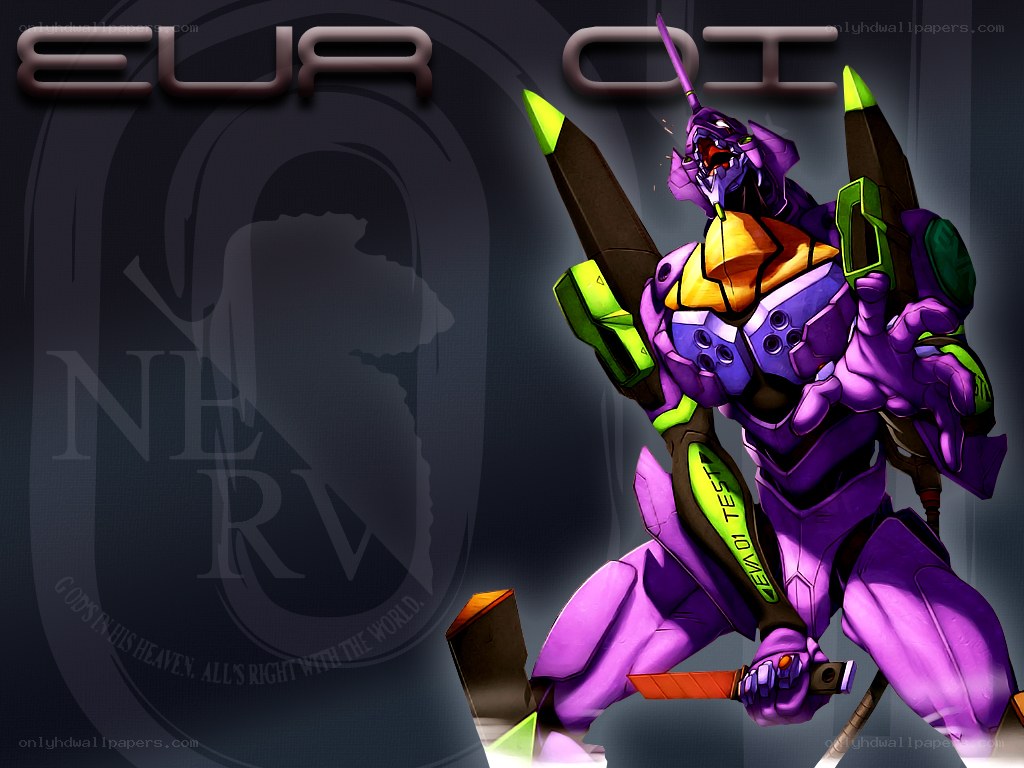 Evangelion Unit-01 in combat