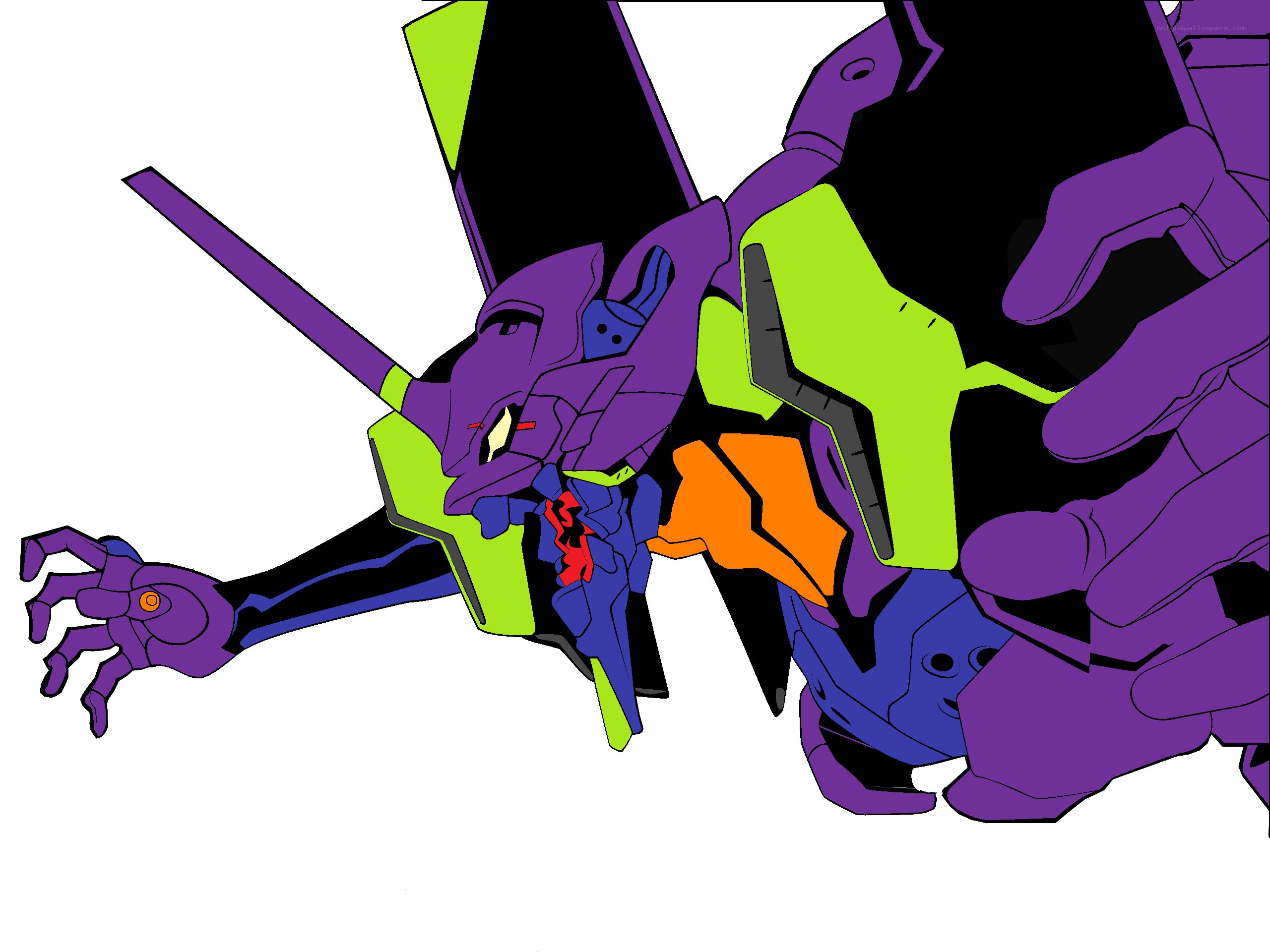 Evangelion Unit-01 in combat