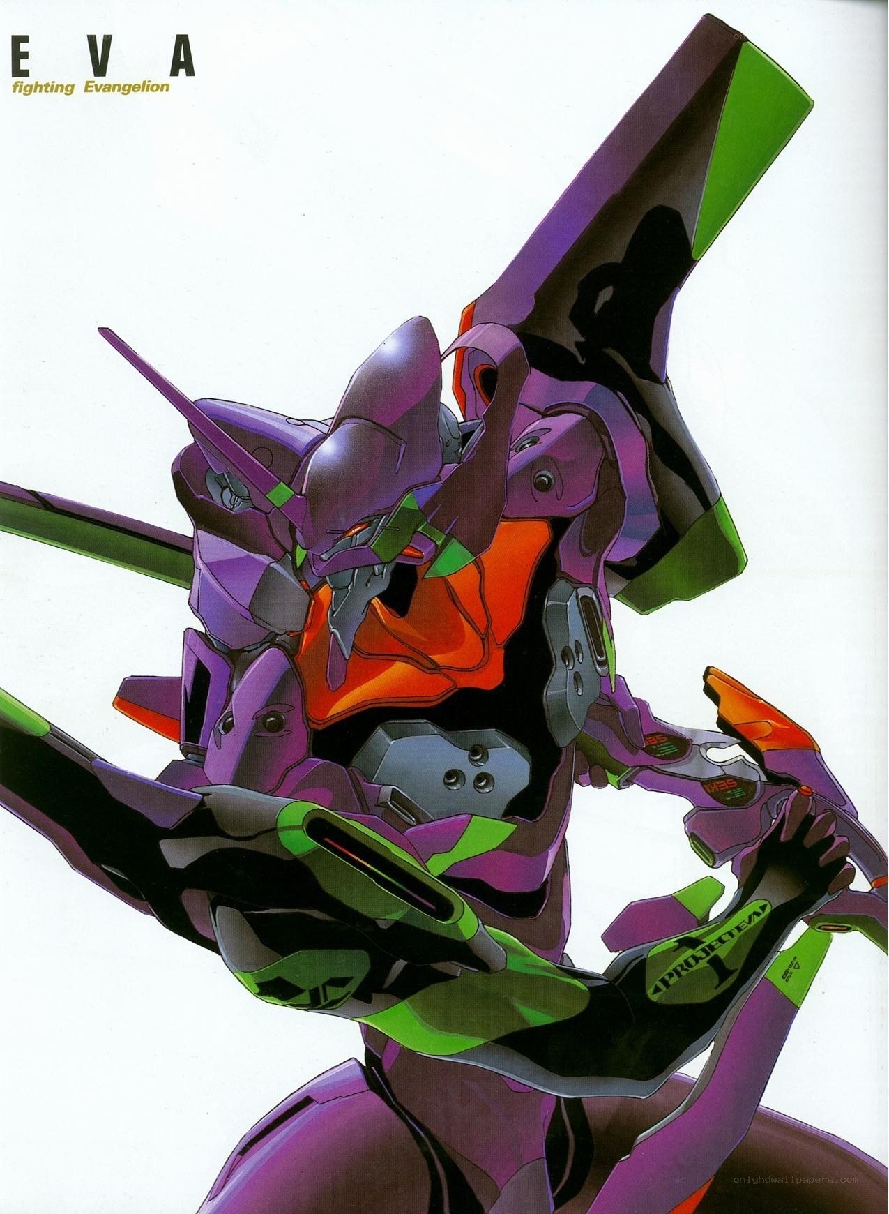 Evangelion Unit-01 in combat
