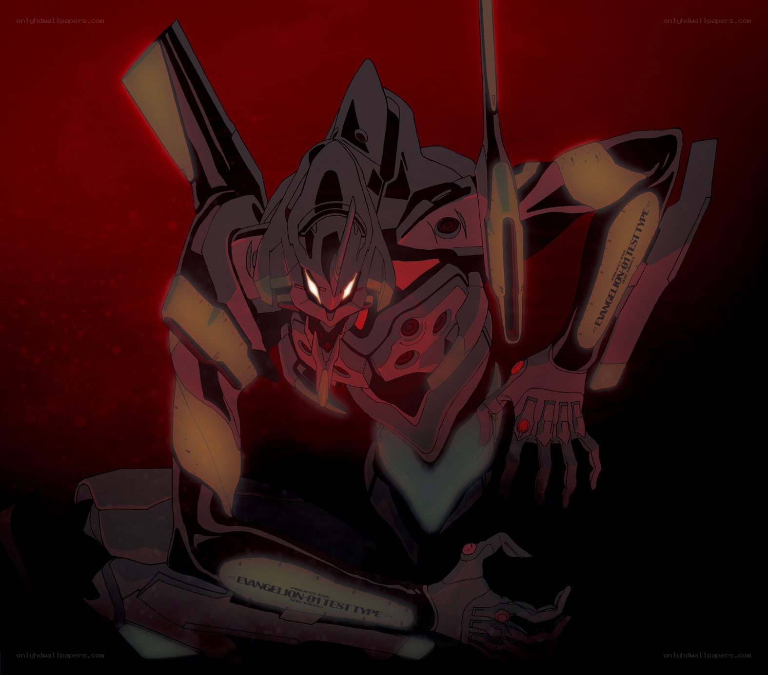 Evangelion Unit-01 in red light