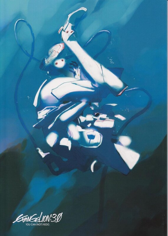 Evangelion Unit-01 underwater
