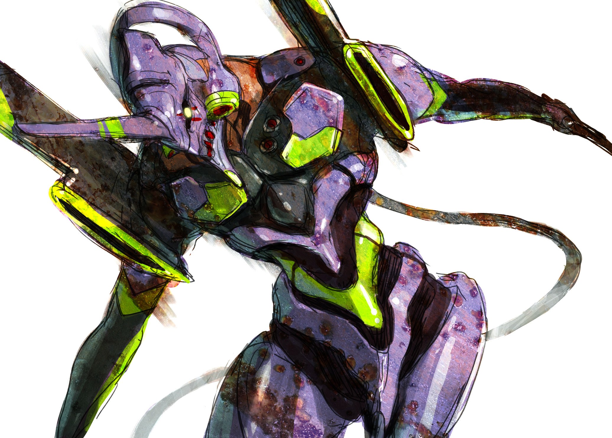Evangelion Unit-02 artwork