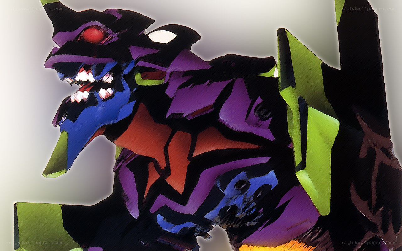Evangelion Unit-02 in battle
