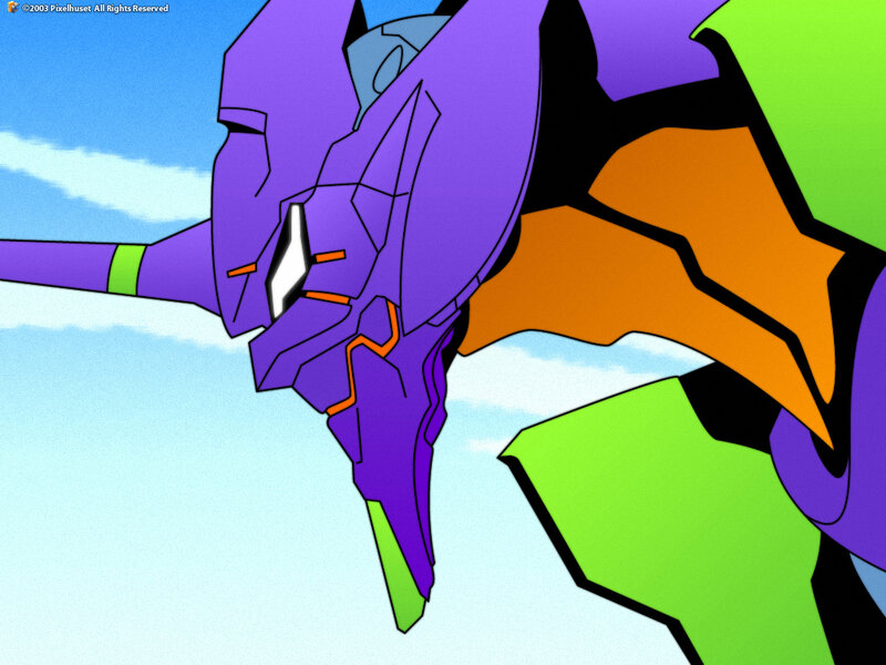 Evangelion unit close-up