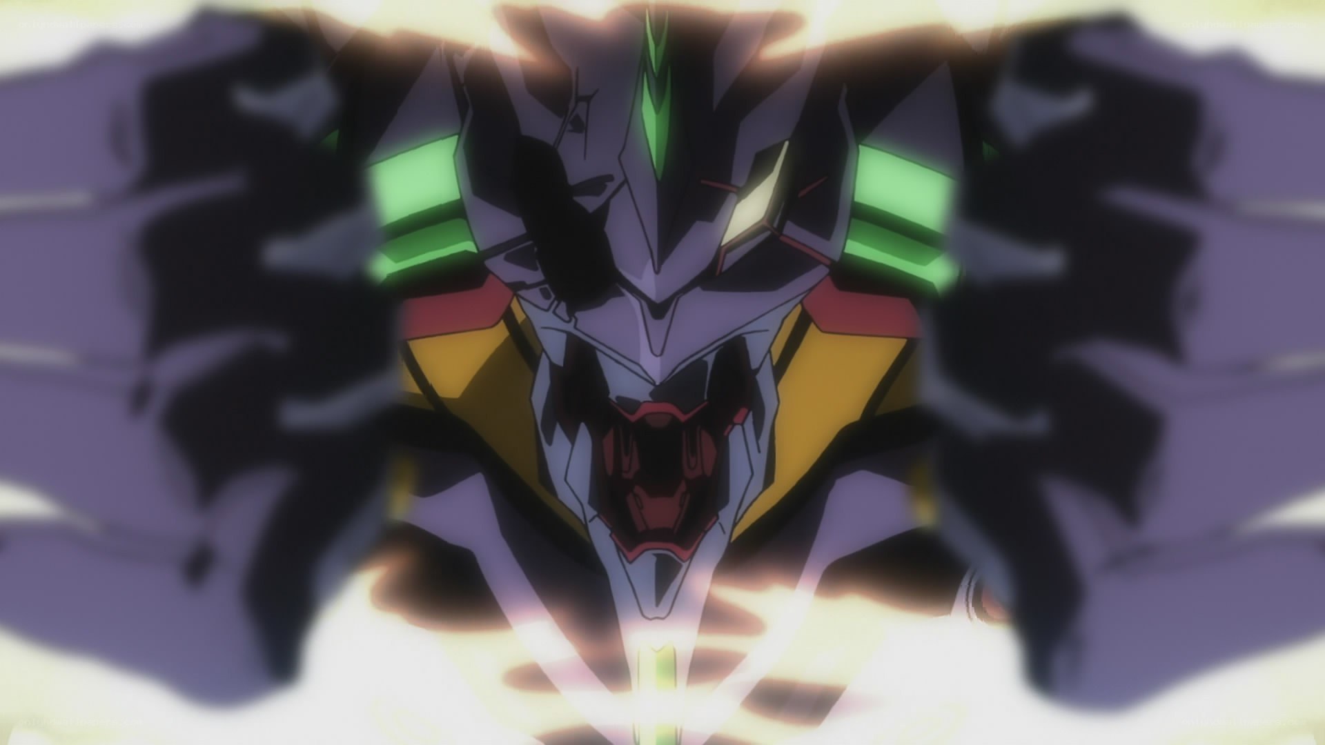 Evangelion unit in action