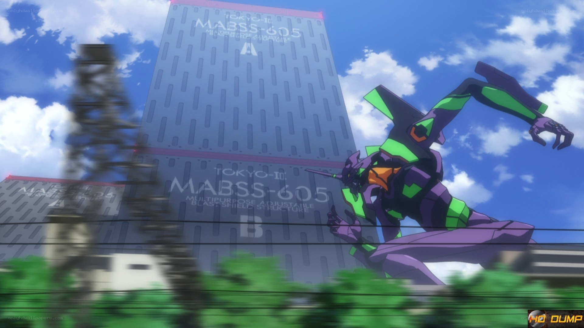 Evangelion unit in Tokyo