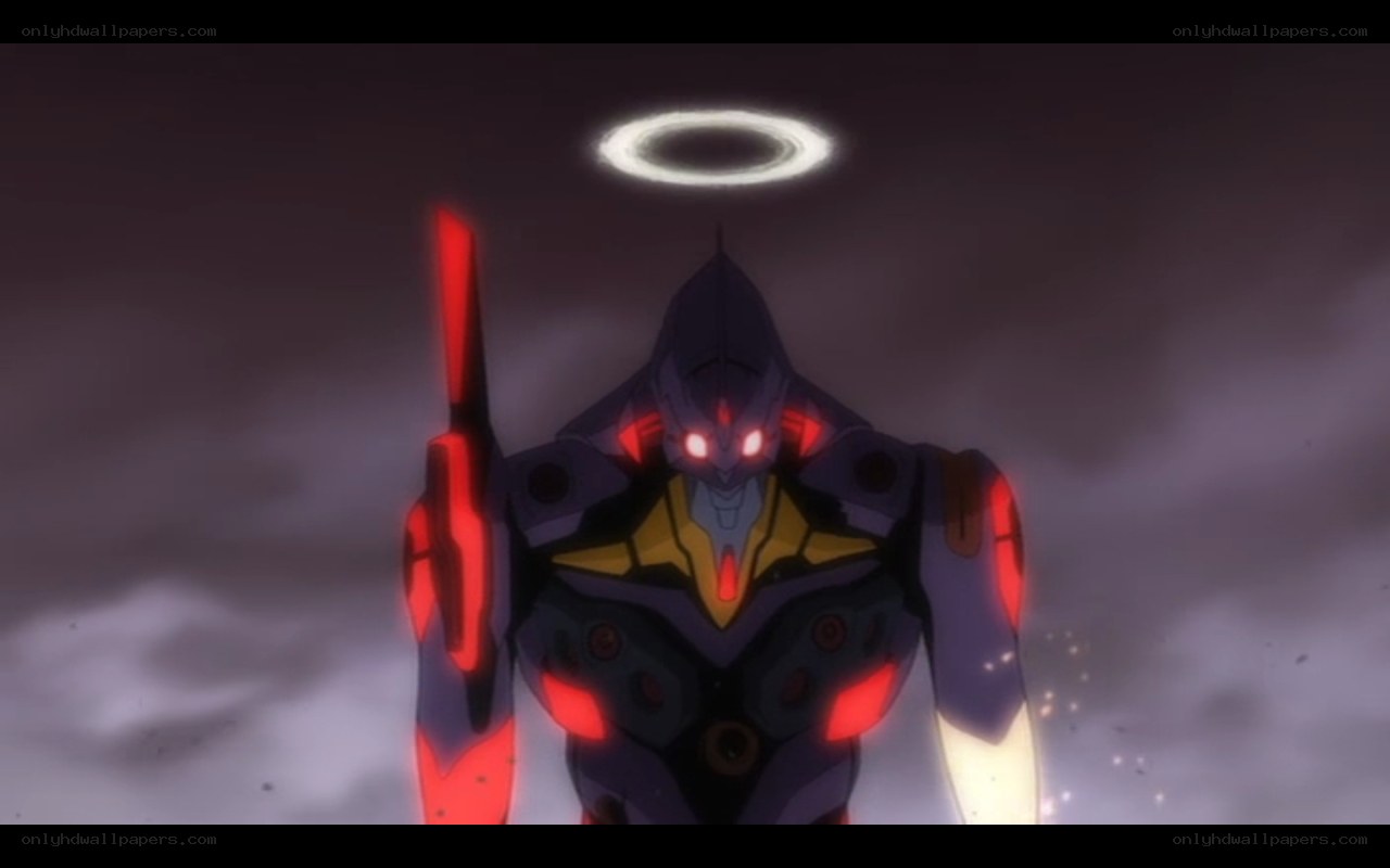 Evangelion unit with halo