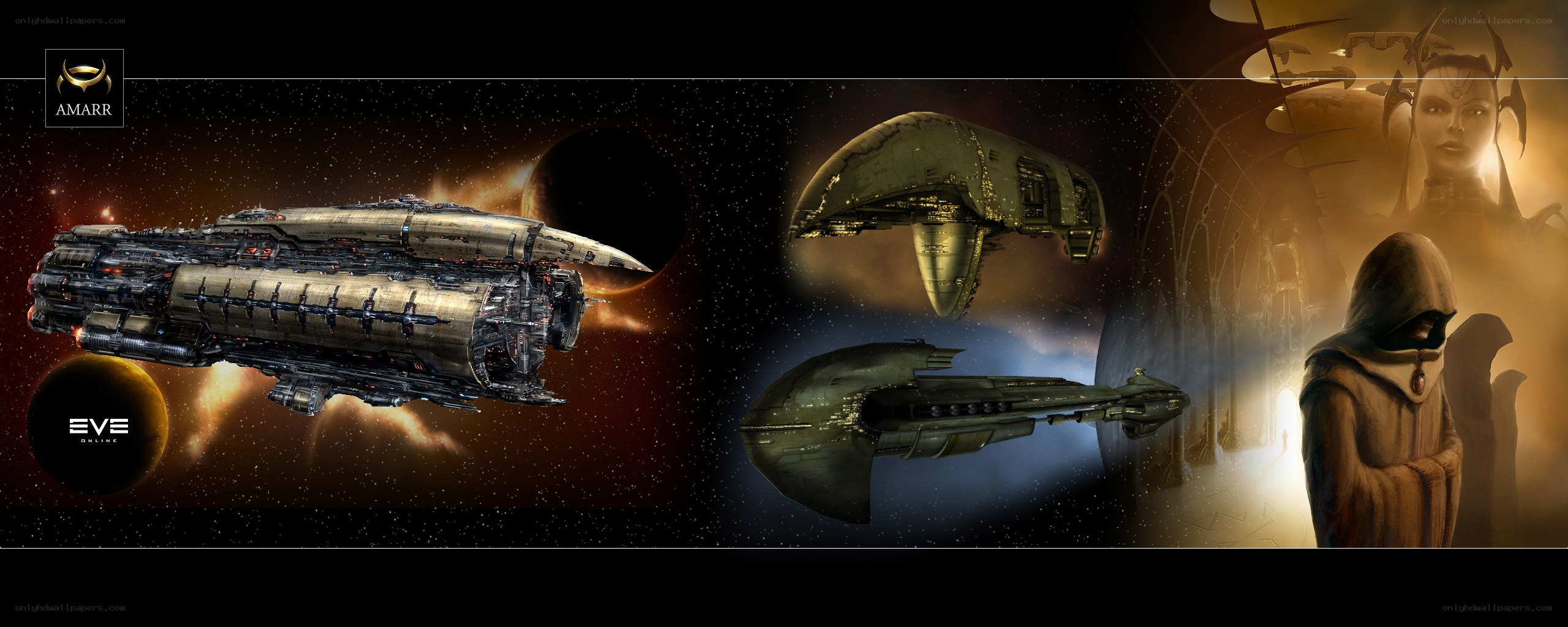 EVE Online Amarr ships