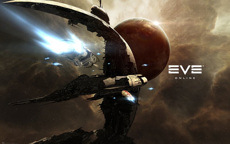 EVE Online space battle
