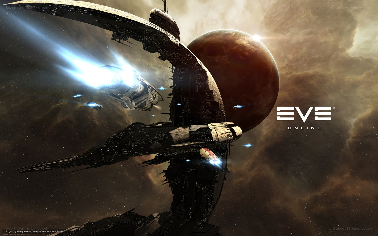 EVE Online space battle