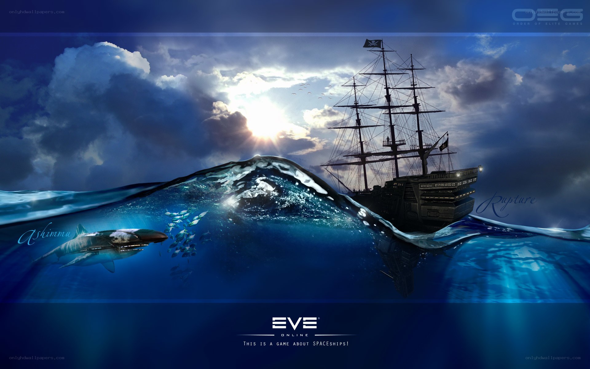 EVE Online Spaceship Art