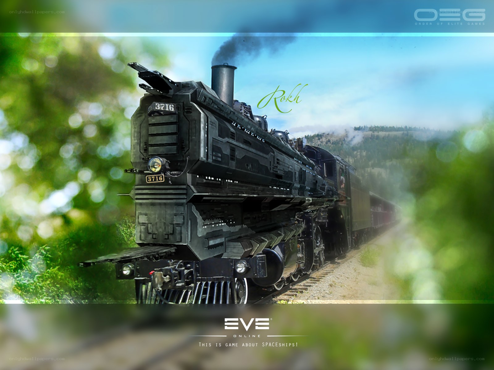 EVE Online train artwork