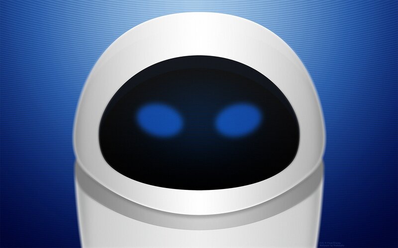 EVE robot from WALL-E