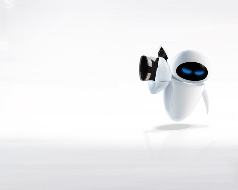 Eve robot from Wall-E