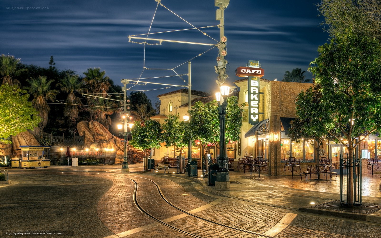Evening at the bakery street
