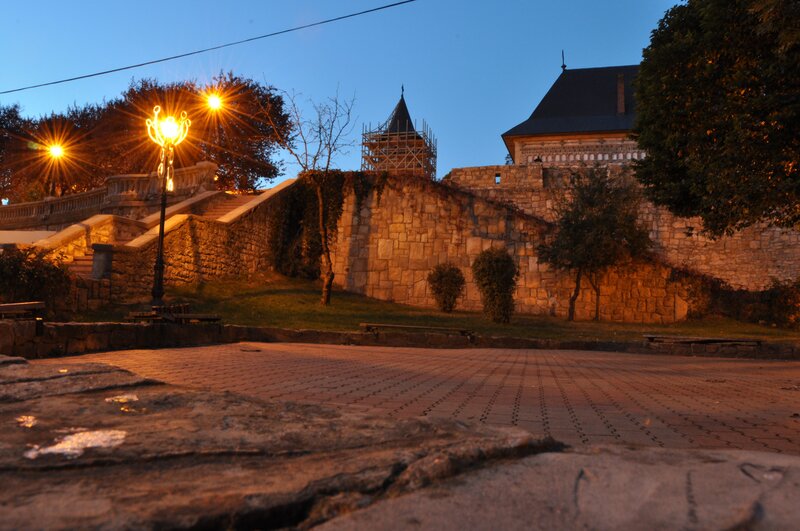 Evening at the historic fortress