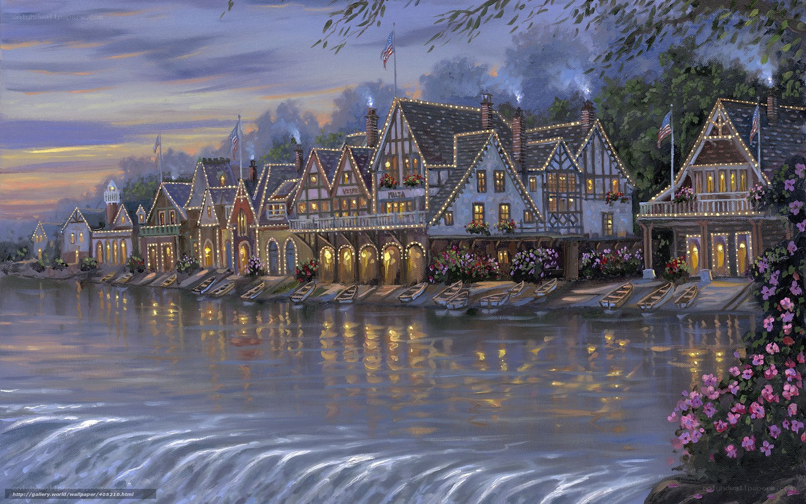 Evening by the Rowing Club