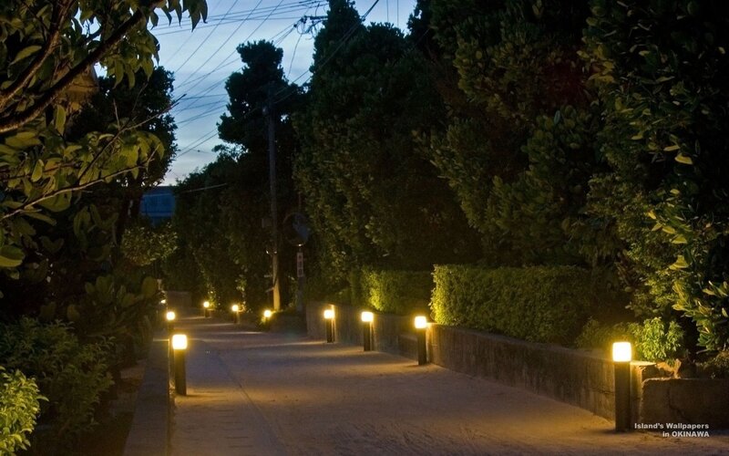 Evening path in Okinawa