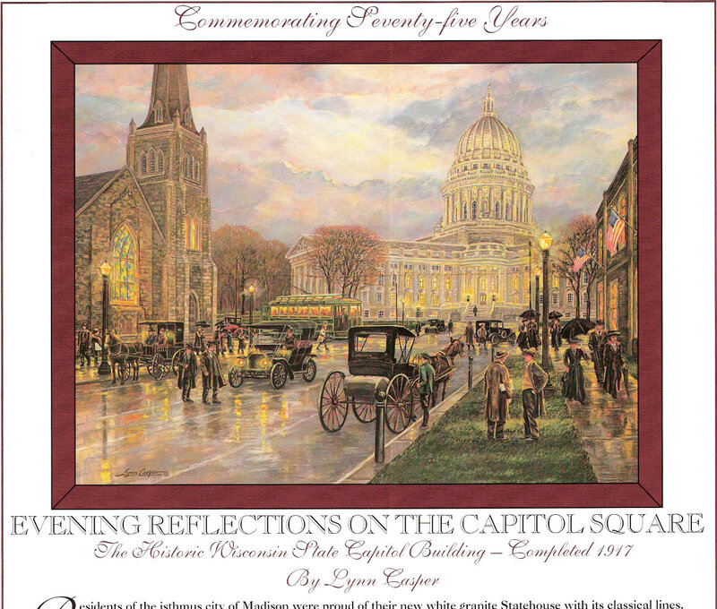 Evening Reflections on the Capitol Square